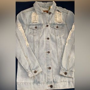 Distressed Denim Jacket
